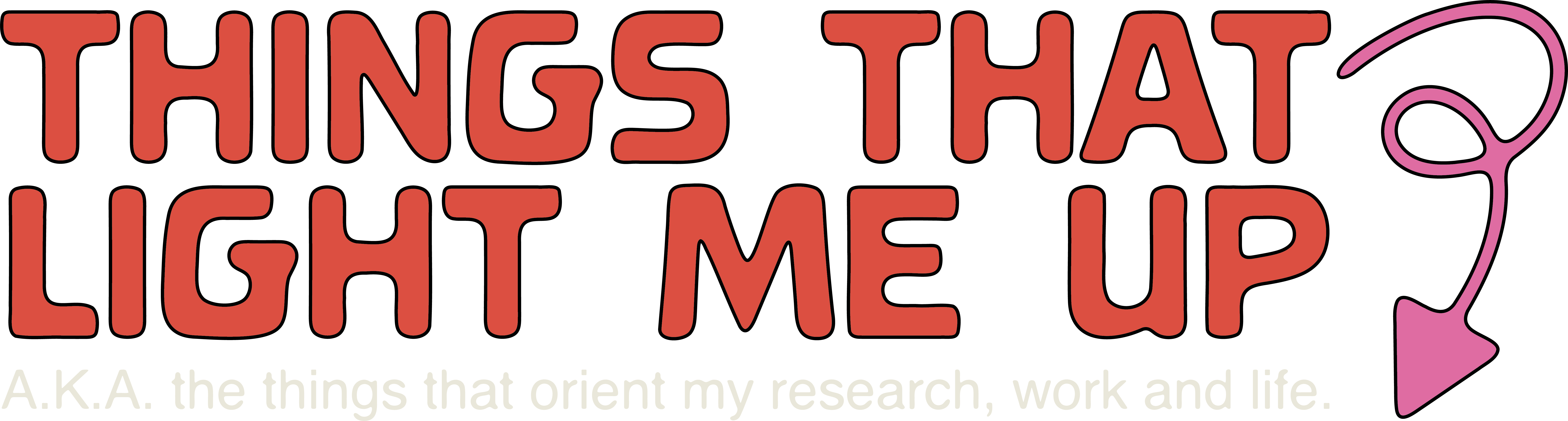 Things that light me up — a.k.a. the things that orient my research, work and life.